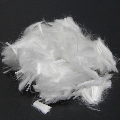 Rigidità Macro PP Fibre Powder 15min Break Tensile Ratio FDY Filato per calcestruzzo