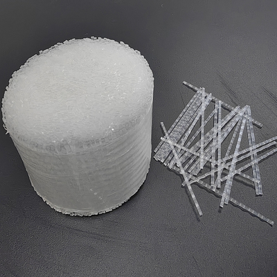 Forma di Wave sintetica della fibra del polipropilene 54mm per shotcrete