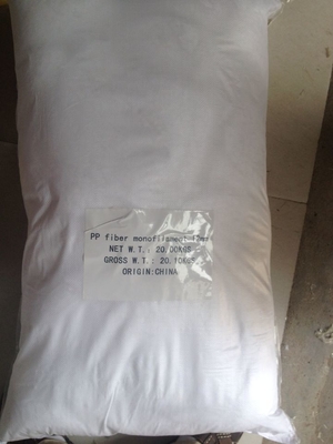 fibra di polipropilene concreta in fibra di pp da 6 mm per edilizia