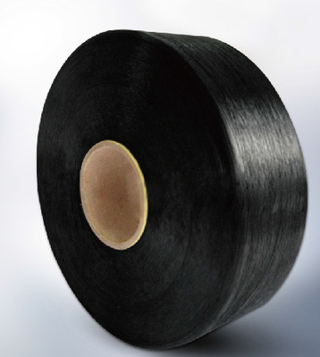 Filato di poliestere FDY nero 300D/96F 600D/192F brillante
