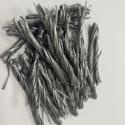 Il CE ha certificato la fibra torta del polipropilene di ingegneria pp della fibra Bunchy per la strada cementata