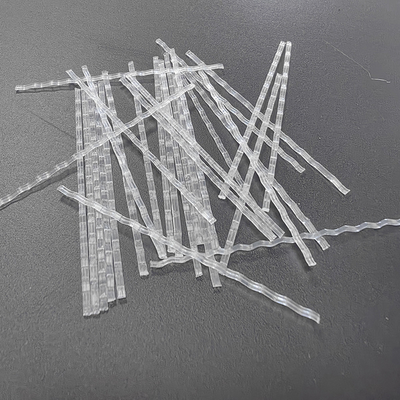 Forma d'onda di macrofibra di PP al posto di maglie metalliche saldate e fibre di acciaio nelle strutture in cemento per ponti e tetti di galleria