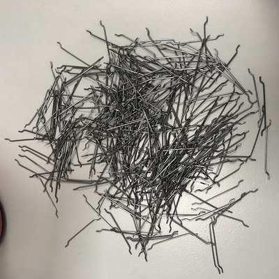 Il gancio dell'estremità certificato CE ha incollato le fibre d'acciaio 30mm - 55mm per l'armatura in cemento armato