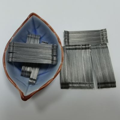 L'estremità agganciata incollata certificato del CE ha ondeggiato le fibre d'acciaio per il Frc Uhpc di armatura in cemento armato
