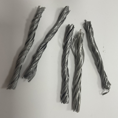 Fibra Bunchy di torsione materiale grigia pp del polimero per il pavimento industriale