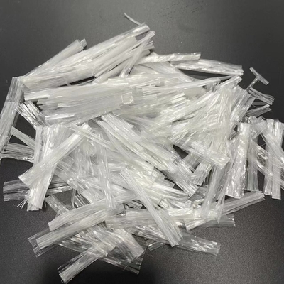 Fascio come polipropilene bianco netto pp concreti Mesh Fiber For Concrete Construction