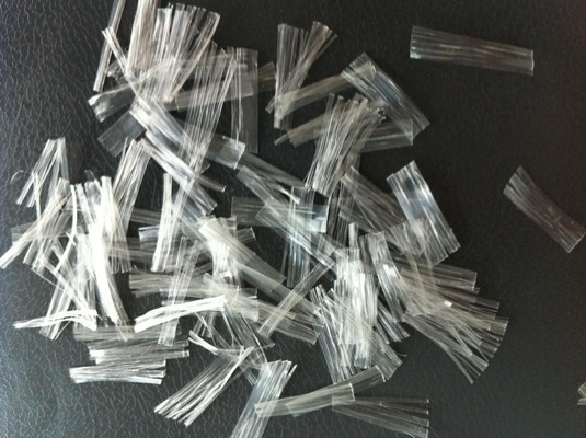 Fascio come polipropilene bianco netto pp concreti Mesh Fiber For Concrete Construction