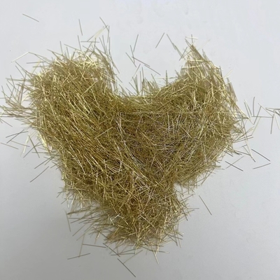il rame diritto 2850Mpa ha ricoperto la micro fibra d'acciaio per l'armatura in cemento armato di UHPC