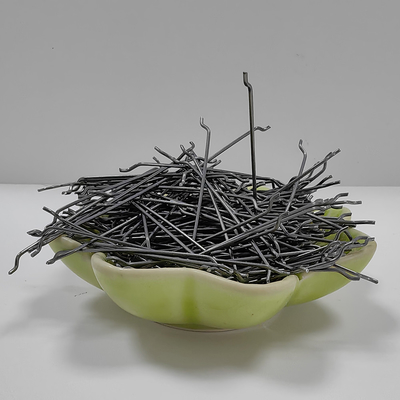 Fibra d'acciaio materiale necessaria della costruzione di calcestruzzo per calcestruzzo pronto per l'uso e la pavimentazione