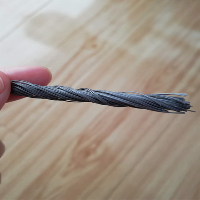Fortezza di rottura elevata PP Fibra torciata rinforzo di forma a fascio per cemento calcestruzzo