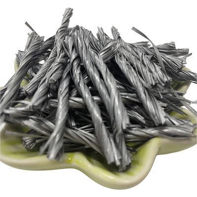 Forma Bunchy torta fibra 500T del polimero di Buliding pp per la crepa resistente