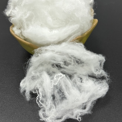 Fibre di rinforzo di nylon/poliammide mescolate con cotone e lana per filatura
