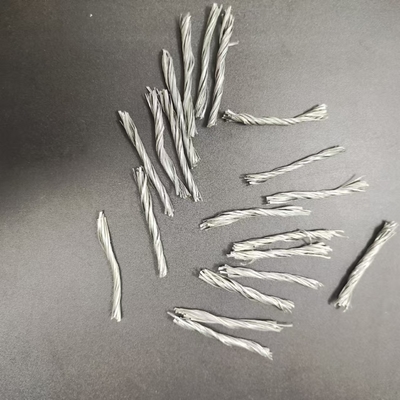 54 mm di polipropilene nero PP fibra tortuosa per rinforzo delle costruzioni in calcestruzzo