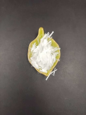 Polipropilene fibrillato a monofilamento da 6 mm per il rinforzo del calcestruzzo