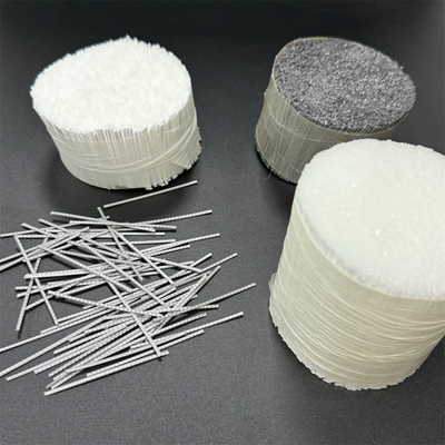 Fibra di polipropilene di macrofibra sintetica per l'uso come rinforzo del calcestruzzo nel materiale di riempimento