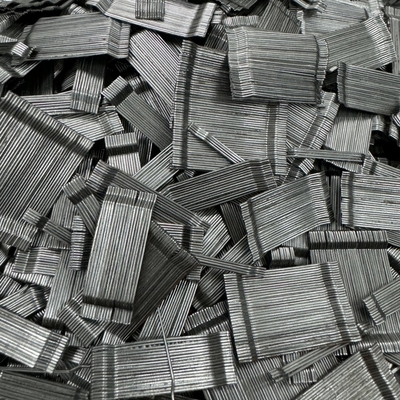 Fibra di calcestruzzo in PP con gancio di fine legato per una migliore resistenza agli urti e alla stanchezza per l'ingegneria portuale e navale
