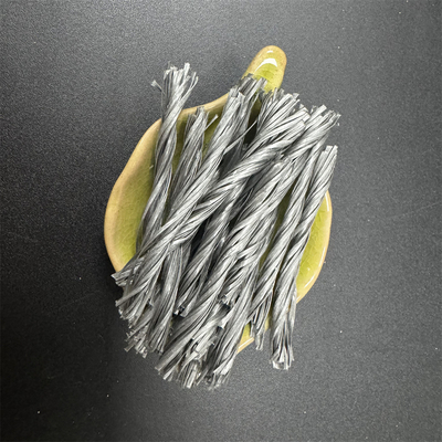 forma Bunchy torta fibra 500T di 40mm pp per l'armatura in cemento armato