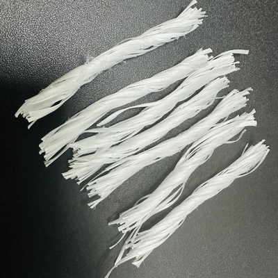 Forma Bunchy torta fibra 500T del polimero di Buliding pp per la crepa resistente