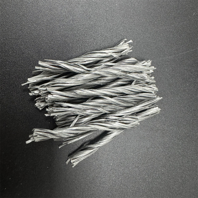 Forte forma Bunchy torta fibra grigia fendentesi 500T di resistenza pp per il pavimento industriale