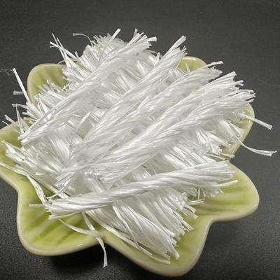 Forte forma Bunchy torta fibra grigia fendentesi 500T di resistenza pp per il pavimento industriale