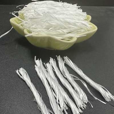 Forte forma Bunchy torta fibra grigia fendentesi 500T di resistenza pp per il pavimento industriale