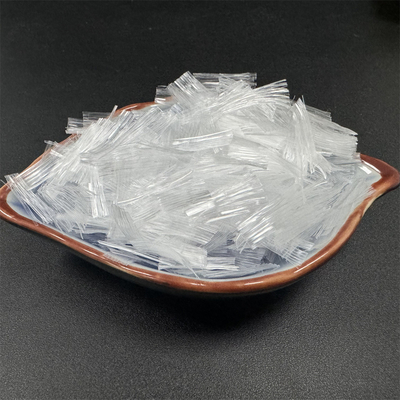 Fibra di maglia di PP resistente alle crepe per il rinforzo del calcestruzzo e del motore