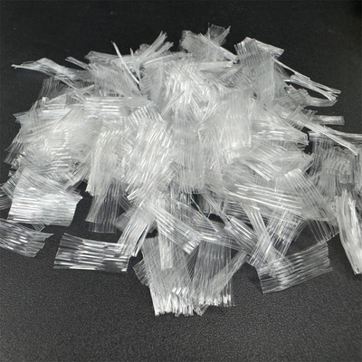Polipropilene bianco pp concreti Mesh Fiber For Projects Construction