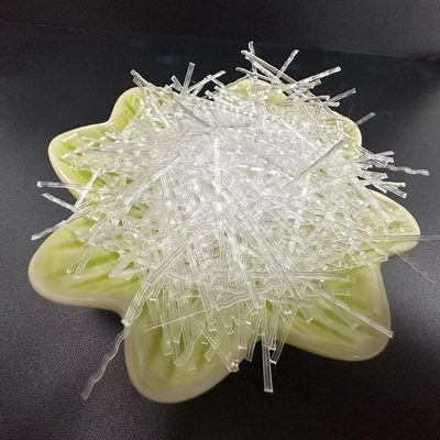 Forme d'onda trasparenti di macrofibra di PP per materiali di rinforzo delle fondamenta per proteggere la stabilità delle fondamenta