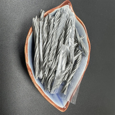 Tipo ibrido di fibra di PP da 48 mm per calcestruzzo di massa