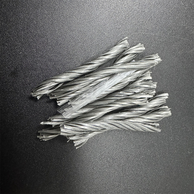 Tipo ibrido di fibra di PP da 48 mm per calcestruzzo di massa
