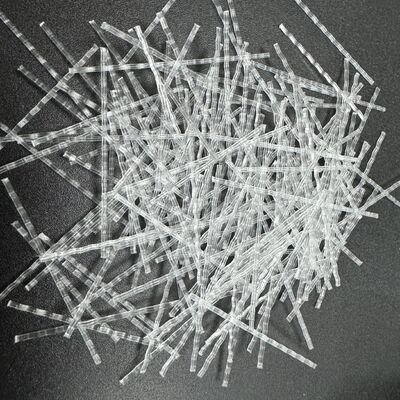 High Performance Polypropylene PP Macro Fiber Wave Form For Bridge Construction