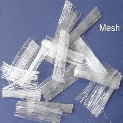 Maglia della fibra di Microfiber del cemento del polipropilene di prevenzione della crepa per la pista dell'aeroporto