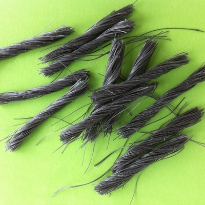 Macro tirata delle fibre di rinforzo di fibra del polipropilene pp